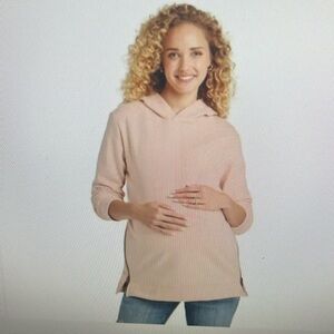 Isabel Maternity Hoodie with Side Zippers